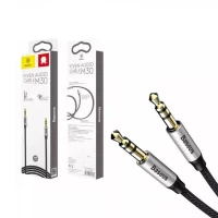 Кабель AUX Baseus Yiven Audio Cable M30 1,5M Silver+Black