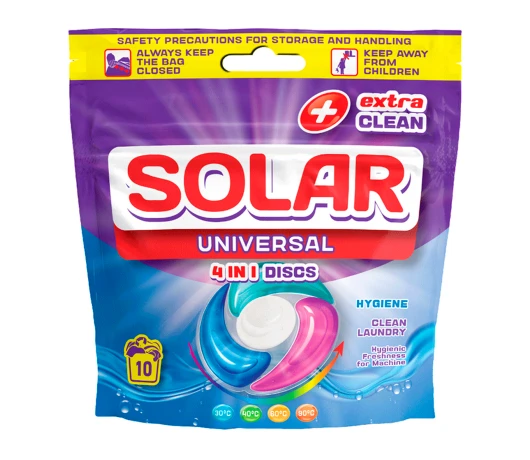 Капсули для прання SOLAR UNIVERSAL 10 шт