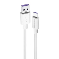 Кабель Colorway USB - Type-C (Fast Charging) 5А 1м (CW-CBUC019-WH)