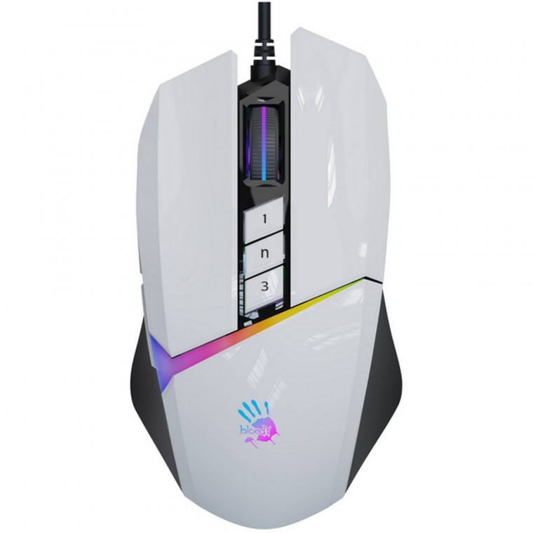 Мышь A4TECH W60 Max Bloody (Panda White)