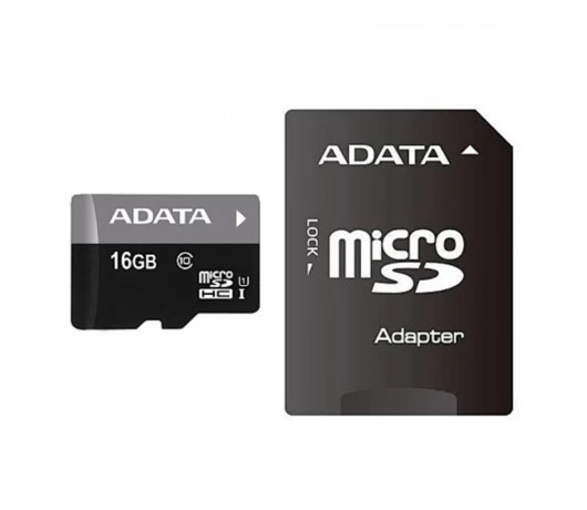 Карта пам'яті ADATA microSD 16gb class10 з з адаптеромаптером