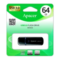 Флешка APACER 64GB AH355 Black USB3.0
