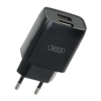 Зарядное устройство XO L57 2.4A/2USB + Type-C Black