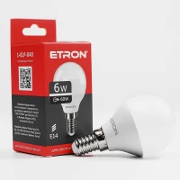 Лампа ETRON 1-ELP-048 G45 6W 4200K 220V E14
