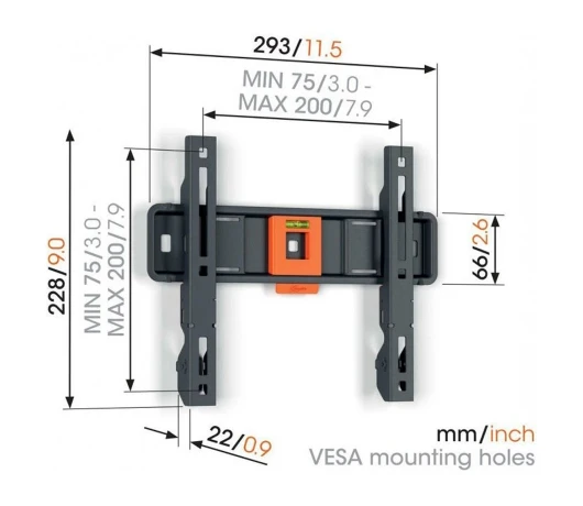 Кронштейн для телевізора VOGELS TVM 1203 Black