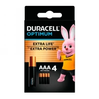 Батарейка DURACELL LR03 KPD 04*10 Optimum (4шт)