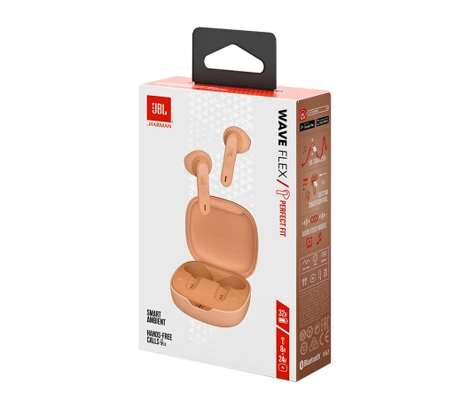 Наушники JBL Wave Flex Beige (JBLWFLEXBEG)