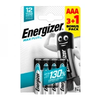 Батарейка Energizer AAA Max Plus (3+1шт)