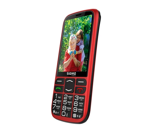 Мобильный телефон Sigma Comfort 50 Optima Type-C  Red