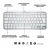 Клавіатура безпровідна Logitech MX Keys Mini Pale Grey (920-010499)