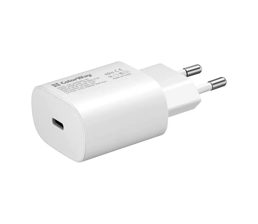Зарядний пристрій Colorway PD Port PPS USB Type-C (25W) Білий (CW-CHS033PD-WT)