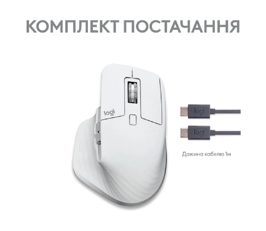 Мишка Logitech MX Master 3S For Mac Performance Pale Gray (910-006572)
