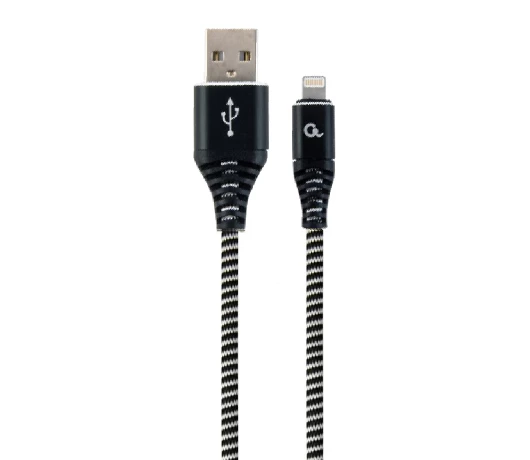 Кабель USB Cablexpert CC-USB2B-AMLM-2M-BW Lightning, 2м