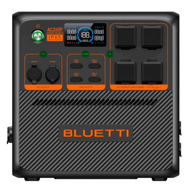 Зарядна станція Bluetti AC240P (1843Wh/2400W)