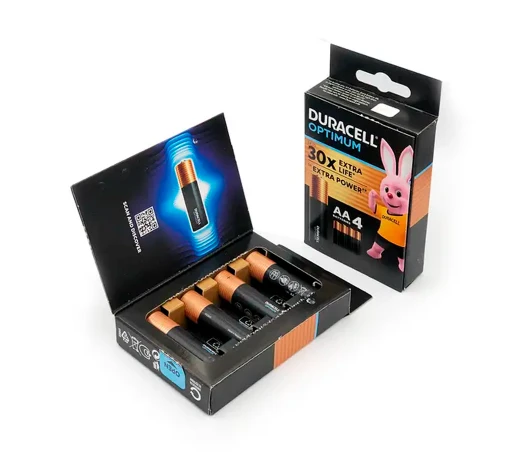 Батарейка DURACELL LR06 KPD 04*10 Optimum (4шт)