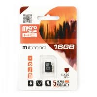 Карта памяті Mibrand microSD 16Gb class 10