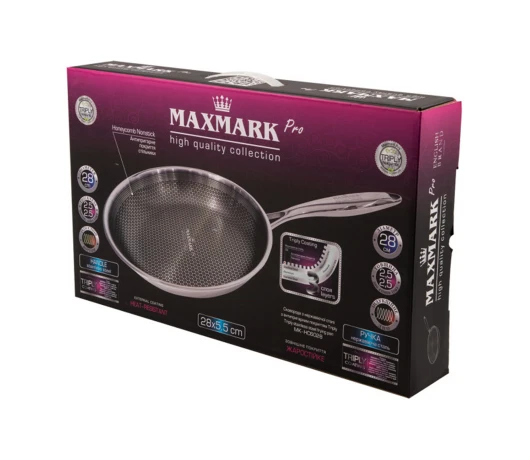 Сковорода Maxmark MK-HC6026 26см без кришки