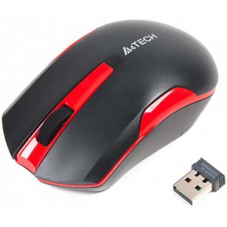Мишка A4TECH G3-200N (Black+Red)