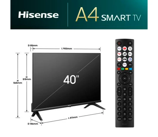 Телевизор Hisense 40A4N