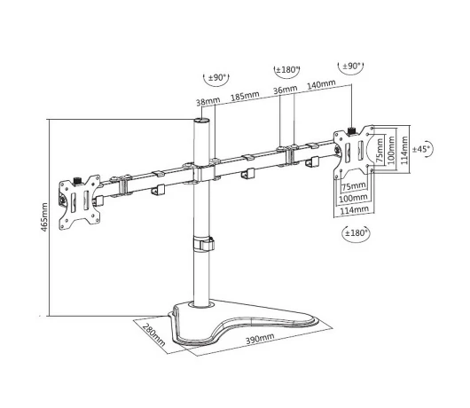 Кронштейн для монитора ITech MBES-12F