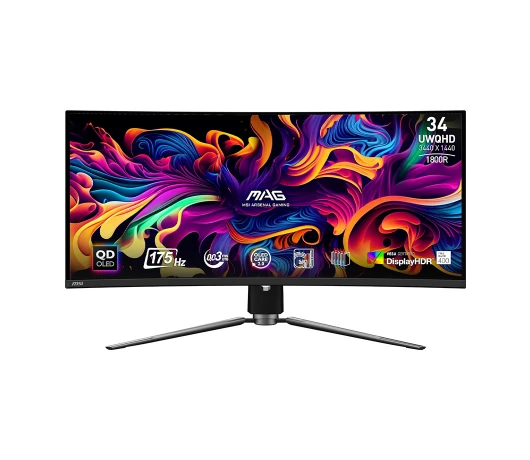 Монітор MSI 34" MAG 341CQP QD-OLED (Curved)