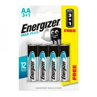 Батарейка Energizer AA Max Plus (3+1шт)