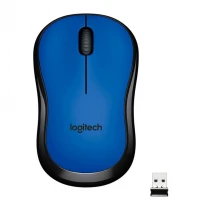 Мышь Logitech M220 Silent Wireless Black/Blue (910-004879)