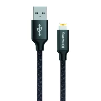 Кабель USB Colorway Lightning Black/CW-CBUL004-BK*