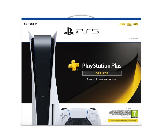 Консоль Sony PlayStation 5 + підписка PS PlusDeluxe на 24 міс