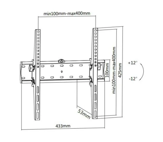 Кронштейн для телевізора Brateck KL21G-44T