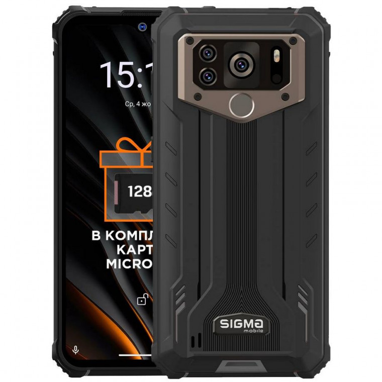 Смартфон Sigma X-treme PQ55 6/64GB Black
