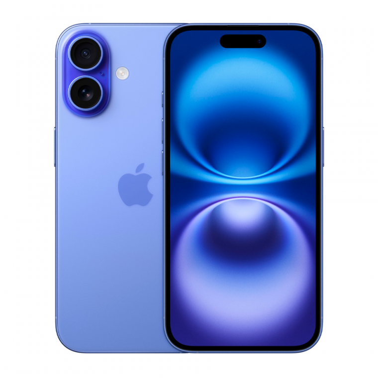 Смартфон APPLE iPhone 16 128GB Ultramarine (MYEC3)