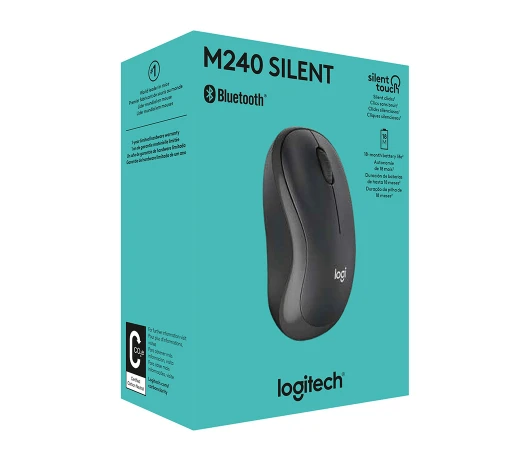 Мишка Logitech M240 Silent Bluetooth Graphite (910-007119)