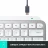 Клавіатура безпровідна Logitech MX Keys Mini Pale Grey (920-010499)