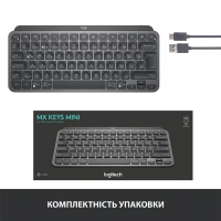 Клавиатура беспроводная Logitech MX Keys Mini Graphite (920-010498)