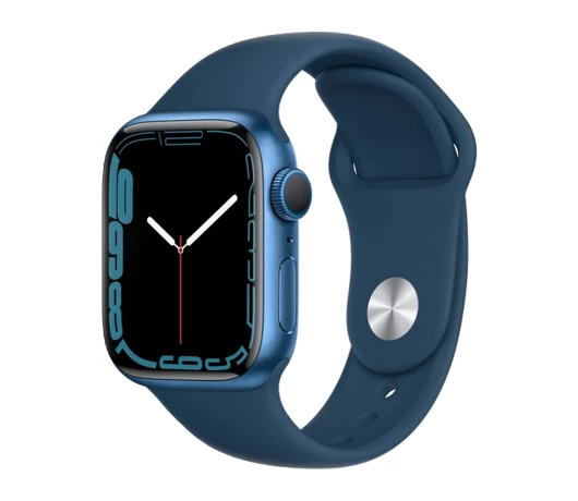 Смарт-годинник Apple Watch Series 7 41mm Abyss Blue Sport (MKN13UL/A)