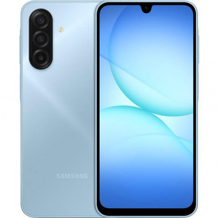 Смартфон Samsung Galaxy A17 4/128Gb Light Blue (SM-A175FLBBEUC)