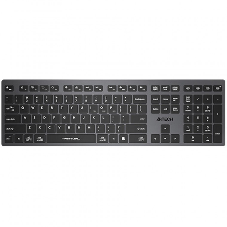 Клавіатура безпровідна A4TECH Fstyler FBX50C (Grey)