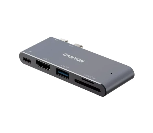 Док-станція CANYON Multiport Hub 3-в-1 Thunderbolt 3 (CNS-TDS01DG)