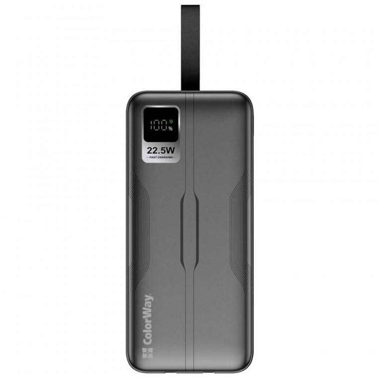 Зовнішній акумулятор Colorway (CW-PB500LPC5BK-PDD) 50000 mAh 22,5w Black