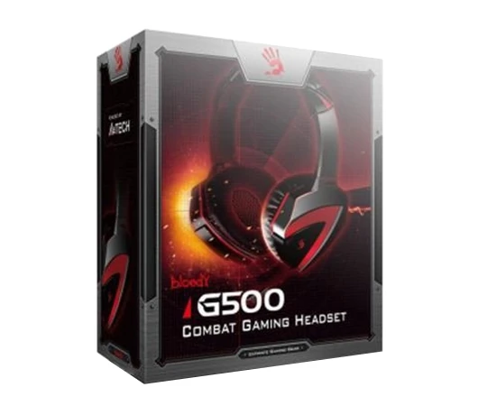 Навушники A4TECH G500 Bloody (Black+Red)