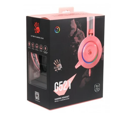 Навушники A4TECH G521 Bloody (Pink)