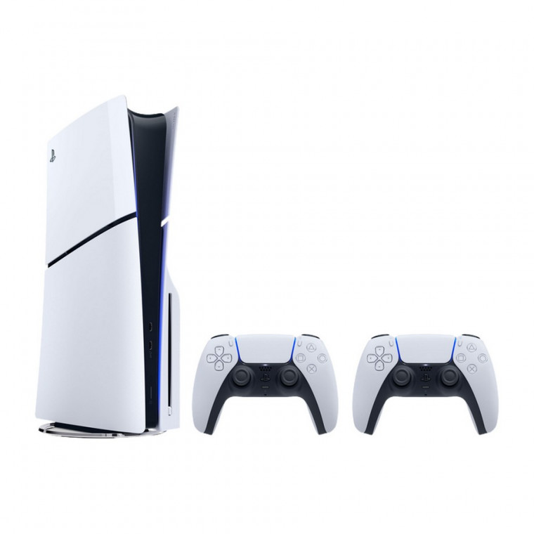 Консоль Sony PlayStation 5 Slim Blu-ray (2 геймпадf Dualsense)