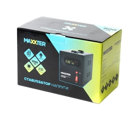 Стабилизатор Maxxter MX-AVR-S1000-01
