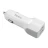 Автомобильное зарядное устройство Hoco Z23 2,4A / 2 USB + lighting cable White