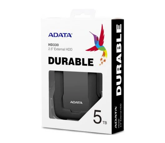 Жесткий диск ADATA Durable HD330 5 TB AHD330-5TU31-CBK 2.5" USB 3.1 External Black