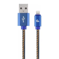 Кабель USB Cablexpert CC-USB2J-AMLM-1M-BL Lightning, 1м