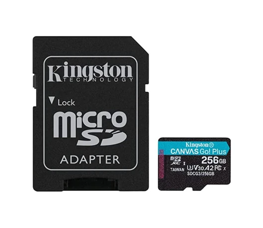 Карта памяті KINGSTON microSD UHS-I U3 Go! Plus 256GB class10 ад