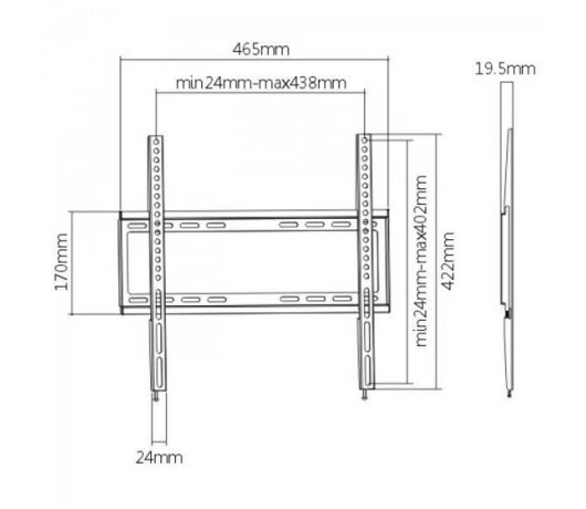 Кронштейн для телевізора Brateck KL22-44F