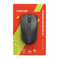 Мышь CANYON MW-7 Wireless Black (CNE-CMSW07B)